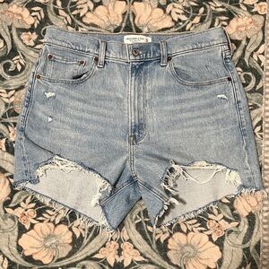 Abercrombie & Fitch Women's Distressed Jean Shorts